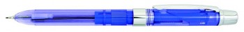 Многофункциональный пишущий инструмент (ручка) ELE-001 , цвет корпуса синий
