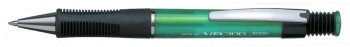 Автоматическая шариковая ручка V8 Metallic, цвет корпуса зеленый (met)