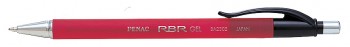 Автоматическая гелевая ручка RBR Gel, цвет корпуса красный