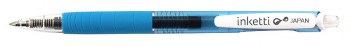 Автоматическая гелевая ручка Penac Inketti, цвет корпуса голубой (fluo)