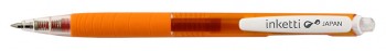 Автоматическая гелевая ручка Penac Inketti, цвет корпуса оранжевый (fluo)
