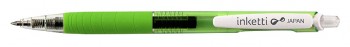 Автоматическая гелевая ручка Penac Inketti, цвет корпуса светло-зеленый