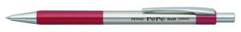 Автоматическая шариковая ручка PEPE ball, цвет корпуса бордовый