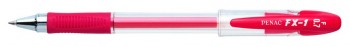 Гелевая ручка FX-1, цвет корпуса красный