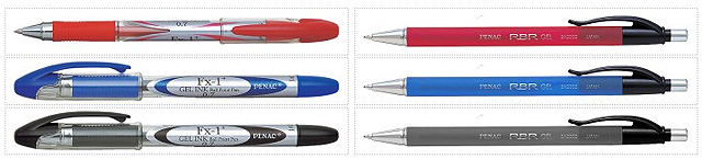 Гелевые ручки Penac (Япония) для письма и рисования